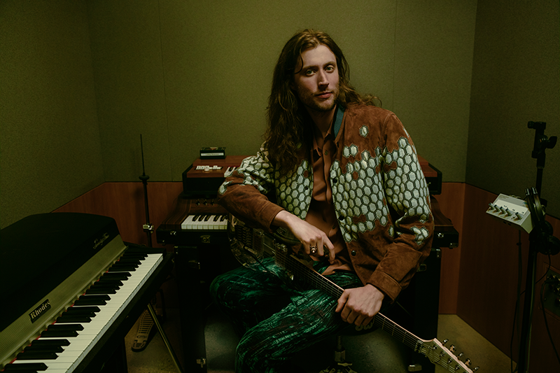 Ludwig Goransson in his studio.